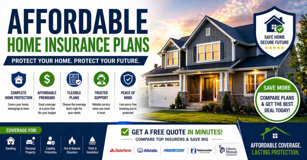 Affordable Home Insurance Plans in 2026