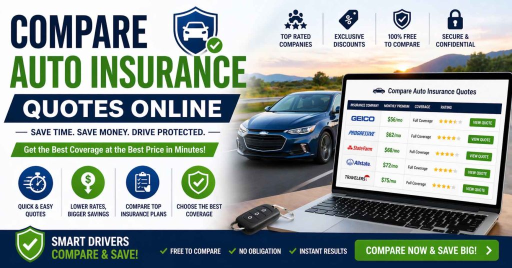 Compare Auto Insurance Quotes Online in 2026